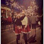 Christine und Sandra beim Silvesterlauf Zürich